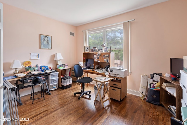 14 Tuscan Dr, Freehold, NJ 07728 - home office with wood finished floors and baseboards