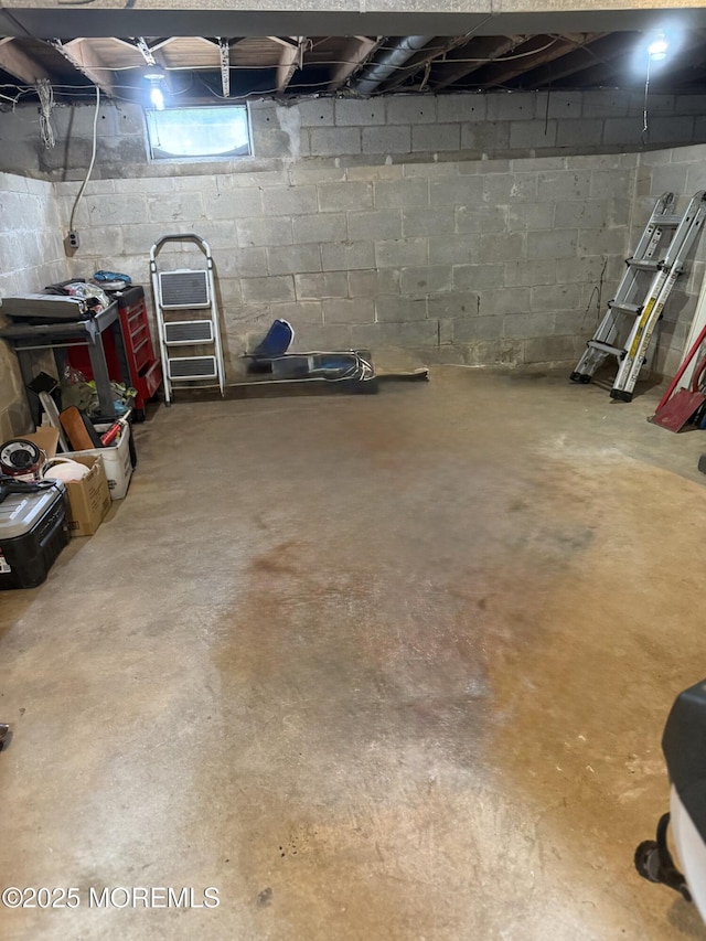 1801 Serpentine Dr, Forked River, NJ 08731 - view of basement
