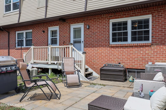 1184 Rachel Ct, Brick, NJ 08724 - view of patio / terrace with a grill
