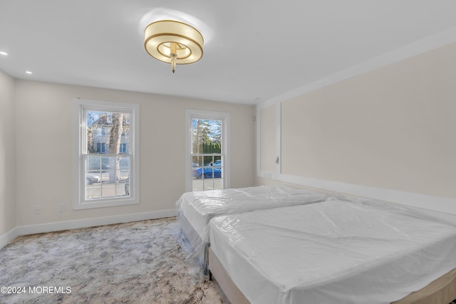 214 Private Way, Lakewood, NJ 08701 - bedroom with light carpet, baseboards, and recessed lighting