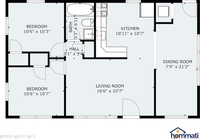 274 Falkenburgh Ave, Forked River, NJ 08731 - room layout