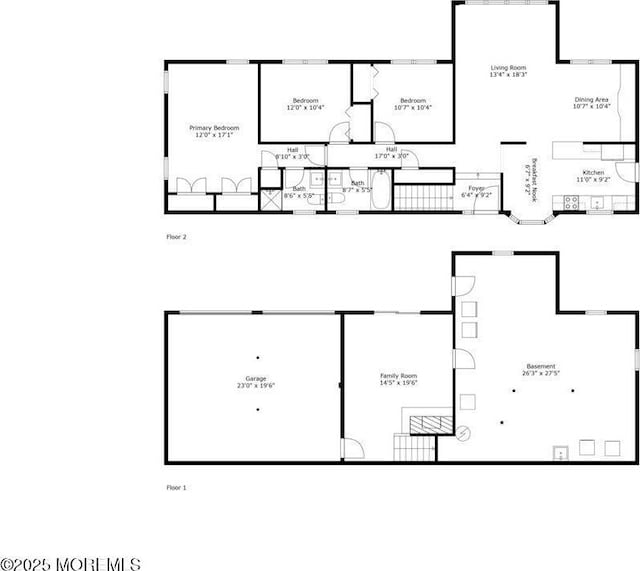 708 Schoolhouse Rd, Brielle, NJ 08730 - view of floor plan / room layout