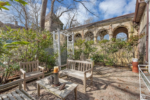 310 Cooper Rd Unit C, Red Bank, NJ 07701 - view of patio / terrace