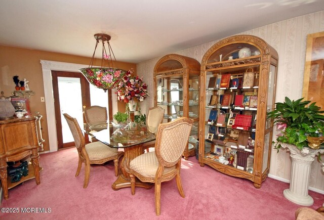 277 Grandview Ave, Piscataway Twp, NJ 08854 - dining space featuring carpet flooring