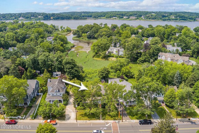 699 River Rd, Fair Haven, NJ 07704 - bird's eye view of a nearby body of water