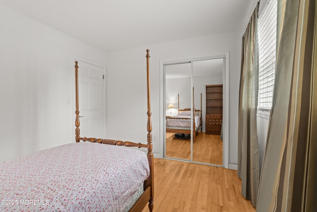 24 Sugar Maple Dr, Red Bank, NJ 07701 - bedroom with light wood-style flooring and a closet