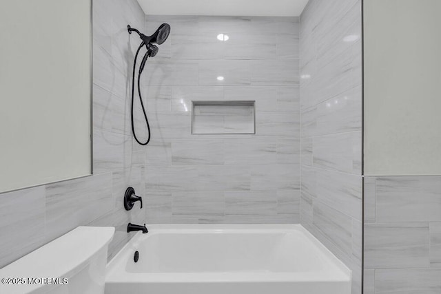 84 Briar Mills Dr, Brick, NJ 08724 - bathroom featuring shower / bathtub combination and toilet