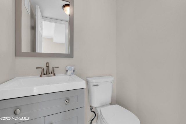 34-1 Green Grove Ave, Keyport, NJ 07735 - half bathroom featuring toilet and vanity