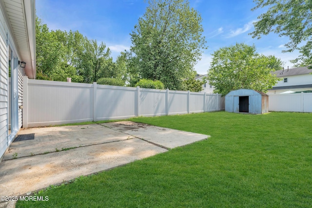 34-1 Green Grove Ave, Keyport, NJ 07735 - fenced backyard featuring a patio area and a storage unit