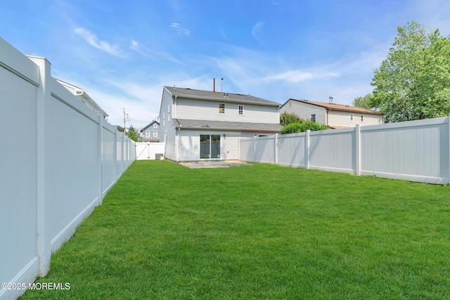 34-1 Green Grove Ave, Keyport, NJ 07735 - rear view of property with a fenced backyard and a patio area