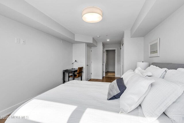 150 Ocean Ave Unit 6, Sea Bright, NJ 07760 - bedroom featuring wood finished floors and recessed lighting