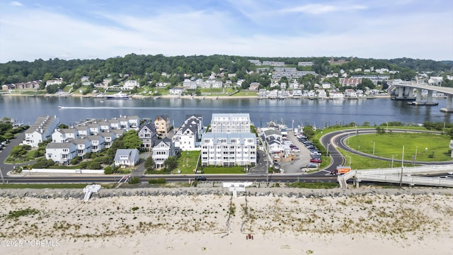 150 Ocean Ave Unit 6, Sea Bright, NJ 07760 - bird's eye view of a nearby body of water and a notable bridge