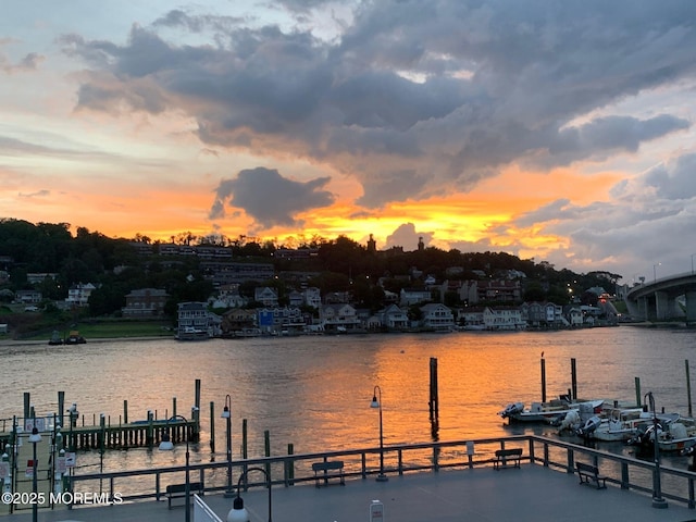 150 Ocean Ave Unit 6, Sea Bright, NJ 07760 - dock area with a water view