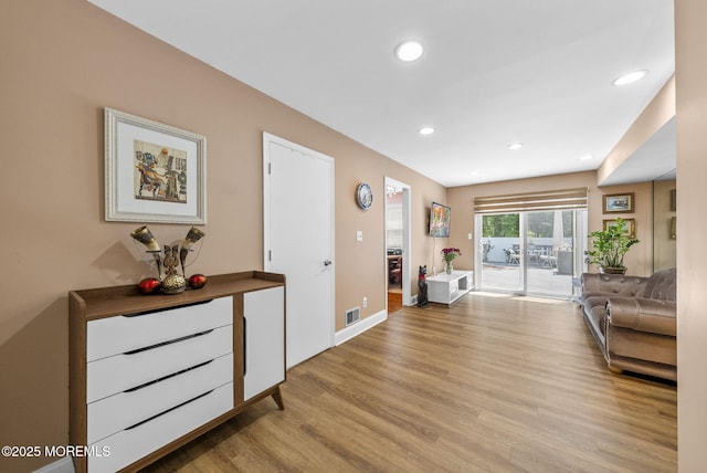 35 Lone Star Ln, Manalapan, NJ 07726 - living room with light wood-style flooring, recessed lighting, and baseboards