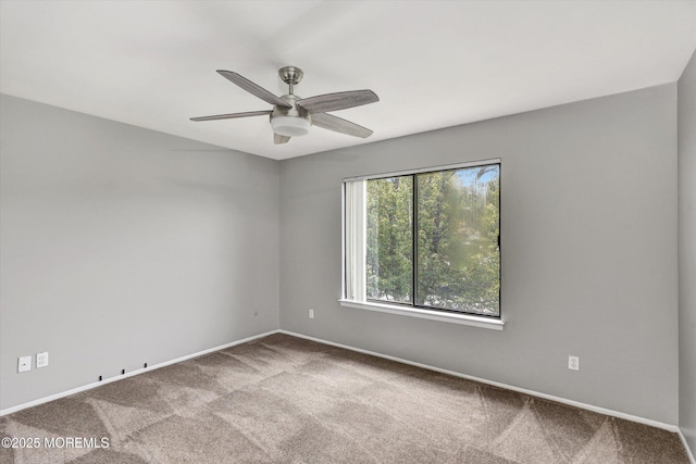 19 Northwoods Rd, Ocean Twp, NJ 07712 - empty room with carpet floors and ceiling fan