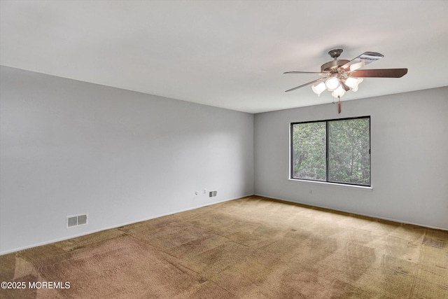19 Northwoods Rd, Ocean Twp, NJ 07712 - carpeted spare room featuring ceiling fan and baseboards