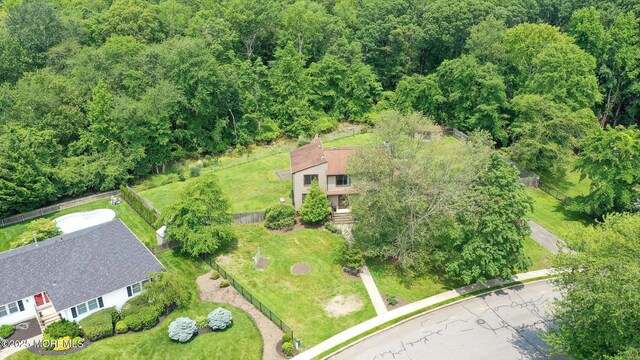 19 Northwoods Rd, Ocean Twp, NJ 07712 - bird's eye view of a forest