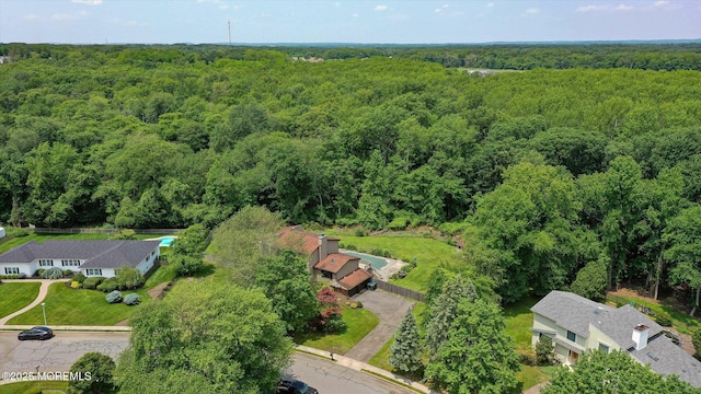 19 Northwoods Rd, Ocean Twp, NJ 07712 - aerial view of property and surrounding area featuring a forest