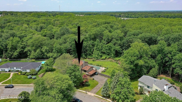 19 Northwoods Rd, Ocean Twp, NJ 07712 - aerial view of a heavily wooded area
