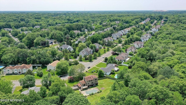 19 Northwoods Rd, Ocean Twp, NJ 07712 - aerial perspective of suburban area featuring a forest