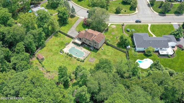 19 Northwoods Rd, Ocean Twp, NJ 07712 - aerial overview of property's location featuring a pool