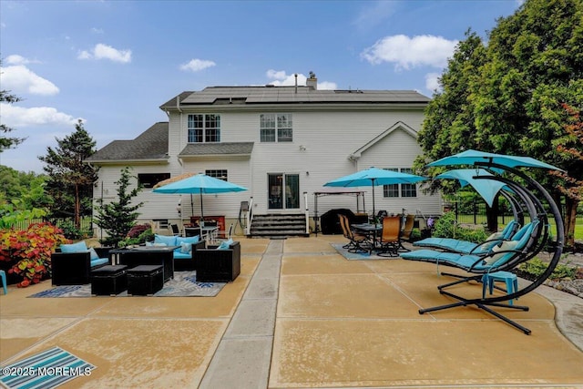 3 Kindling Way, Jackson, NJ 08527 - view of patio with an outdoor living space, outdoor dining space, and entry steps