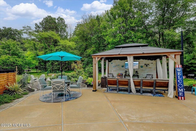 3 Kindling Way, Jackson, NJ 08527 - view of patio / terrace featuring a gazebo and outdoor dining space