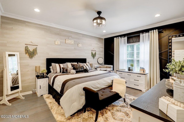 3 Kindling Way, Jackson, NJ 08527 - bedroom with ornamental molding, light wood-style floors, and recessed lighting