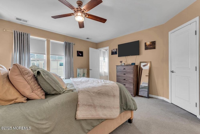 9 Olivia Dr, Tinton Falls, NJ 07712 - bedroom featuring light carpet and a ceiling fan