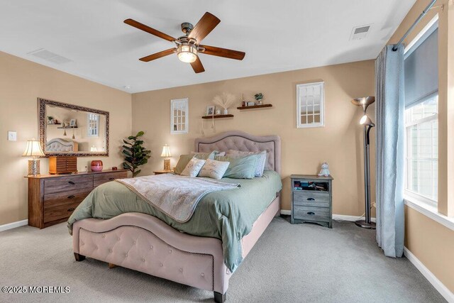 9 Olivia Dr, Tinton Falls, NJ 07712 - bedroom with carpet flooring and a ceiling fan
