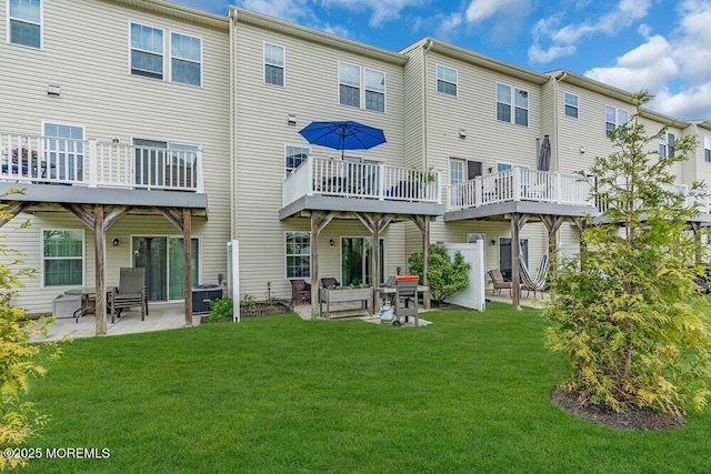 9 Olivia Dr, Tinton Falls, NJ 07712 - back of house with a yard and a patio