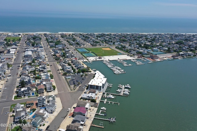 310 S W Ave Unit K1, Beach Haven, NJ 08008 - aerial view of property's location featuring a nearby body of water and a marina