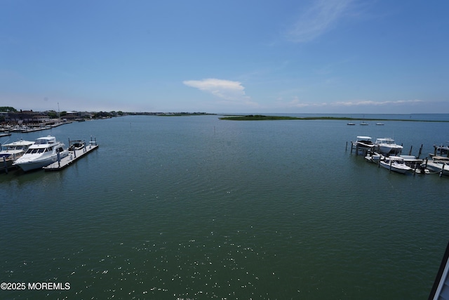 310 S W Ave Unit K1, Beach Haven, NJ 08008 - water view featuring a boat dock