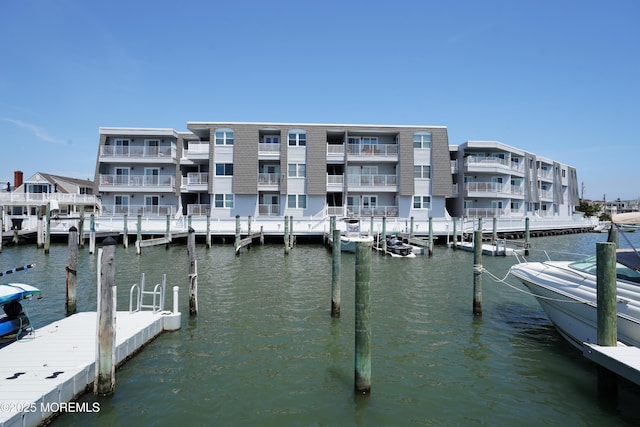 310 S W Ave Unit K1, Beach Haven, NJ 08008 - dock area featuring a water view