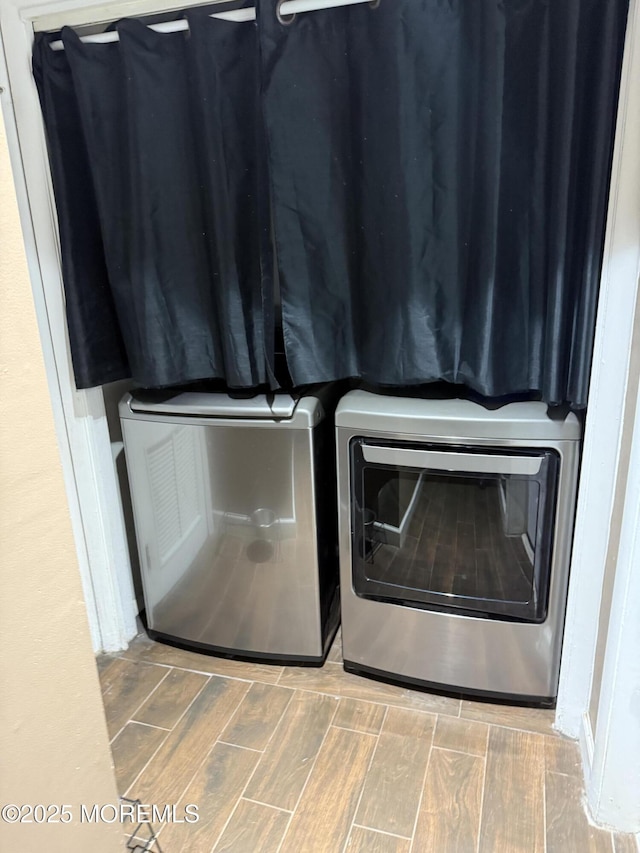 300 Allenhurst Ave, Neptune Township, NJ 07753 - laundry room with wood finished floors