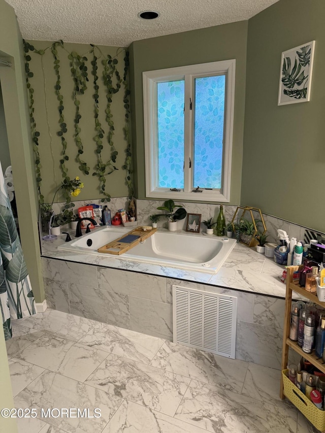 300 Allenhurst Ave, Neptune Township, NJ 07753 - full bath featuring a textured ceiling and a garden tub