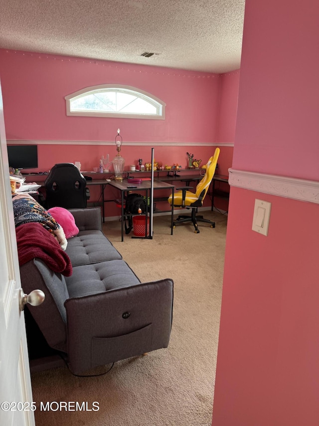 300 Allenhurst Ave, Neptune Township, NJ 07753 - game room featuring carpet flooring and a textured ceiling