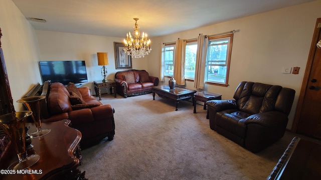 354 Alpine St, Perth Amboy City, NJ 08861 - living area with carpet and a chandelier