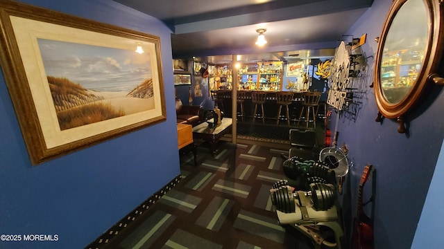 354 Alpine St, Perth Amboy City, NJ 08861 - corridor featuring carpet floors