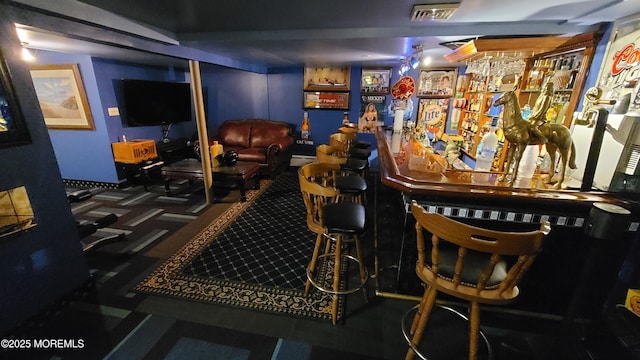 354 Alpine St, Perth Amboy City, NJ 08861 - indoor dry bar with carpet floors