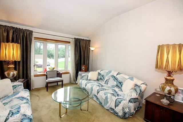 18 Kingsport Dr, Howell, NJ 07731 - living area featuring vaulted ceiling and light carpet