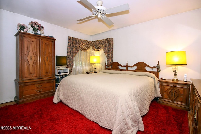 18 Kingsport Dr, Howell, NJ 07731 - carpeted bedroom with ceiling fan