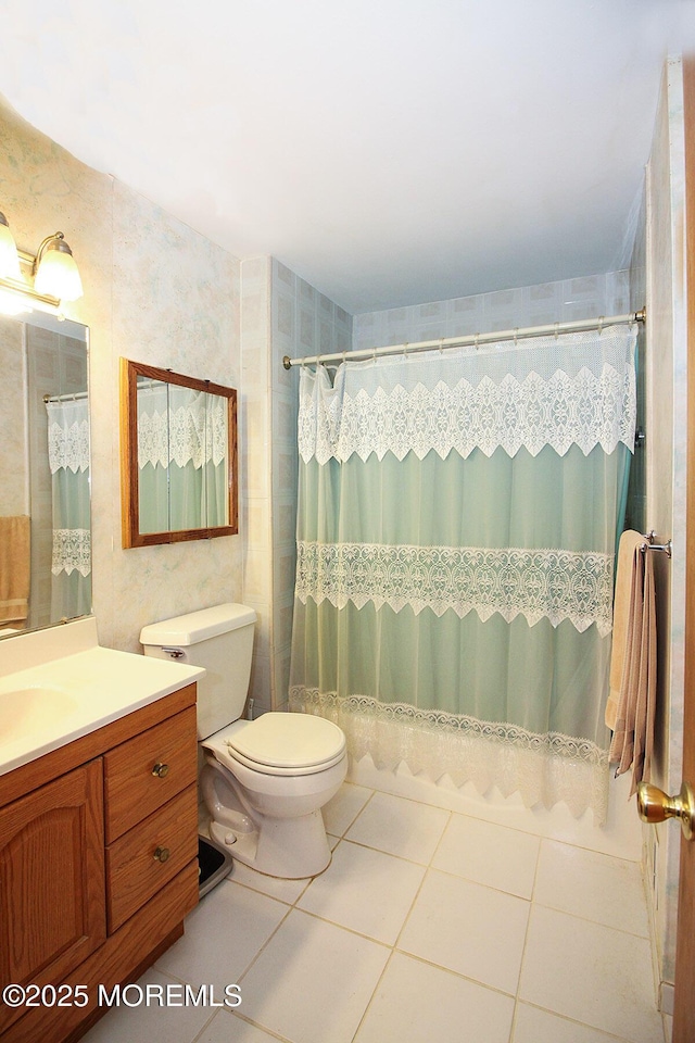 18 Kingsport Dr, Howell, NJ 07731 - full bath with tile patterned floors and vanity