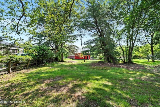 66 Cedar Swamp Rd, Jackson, NJ 08527 - view of yard with a barn and an outbuilding