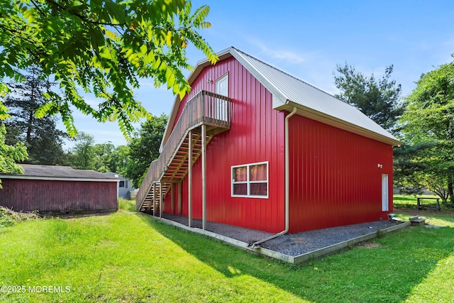 66 Cedar Swamp Rd, Jackson, NJ 08527 - view of outbuilding with stairway