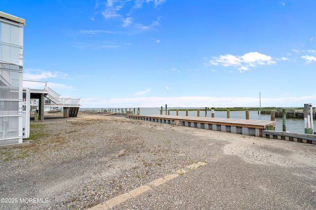 233 Heron Rd, Tuckerton, NJ 08087 - dock area featuring a water view