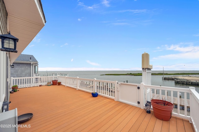 233 Heron Rd, Tuckerton, NJ 08087 - deck with a water view