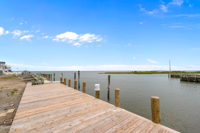 233 Heron Rd, Tuckerton, NJ 08087 - dock area featuring a water view