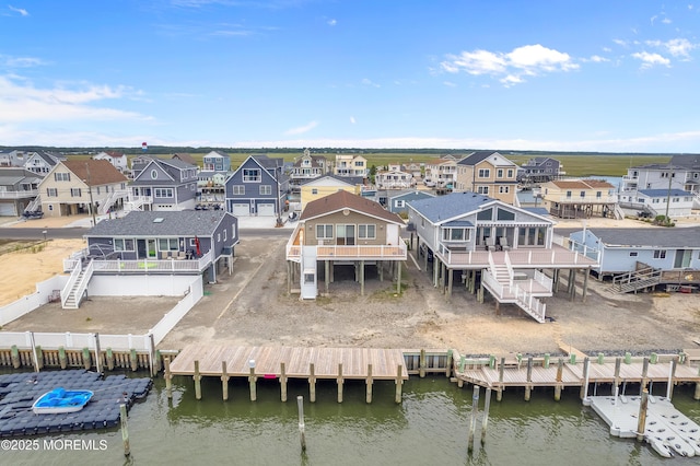 233 Heron Rd, Tuckerton, NJ 08087 - aerial view of residential area featuring a large body of water