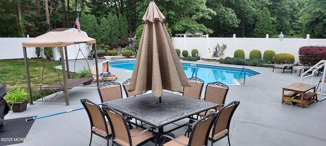 4 Hemlock Hill Rd, Jackson, NJ 08527 - view of pool featuring a fenced backyard, a patio, and outdoor dining space